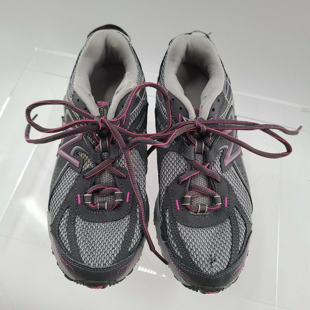 New‎ Balance 411 All Terrain Womens Running Trail Shoe WT411GP2 Gray Pink Size 7